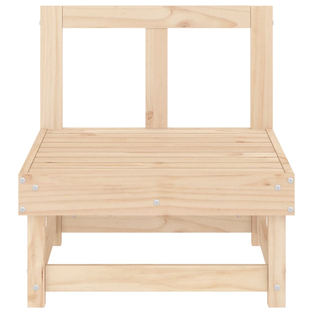 vidaXL Καναπέδες Κήπου Μεσαίοι 2 τεμ. από Μασίφ Ξύλο Πεύκου