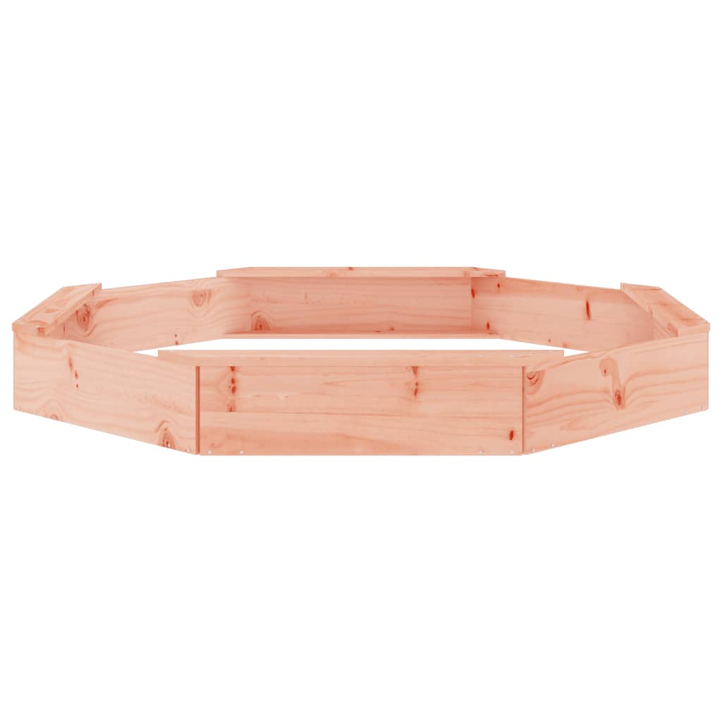 vidaXL Αμμοδόχος με Καθίσματα Οκτάγωνη από Μασίφ Ξύλο Ψευδοτσούγκας