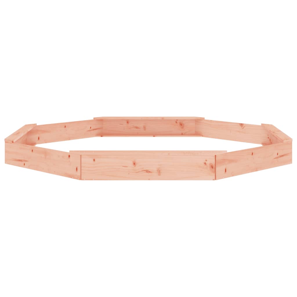 vidaXL Αμμοδόχος με Καθίσματα Οκτάγωνη από Μασίφ Ξύλο Ψευδοτσούγκας