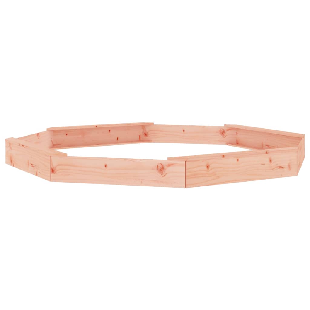 vidaXL Αμμοδόχος με Καθίσματα Οκτάγωνη από Μασίφ Ξύλο Ψευδοτσούγκας