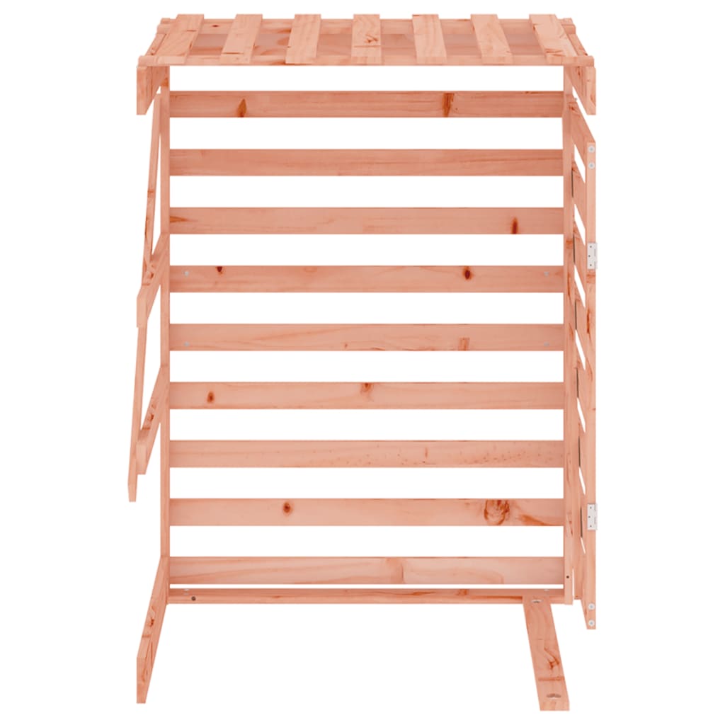 vidaXL Προέκταση Αποθήκευσης Τροχήλατου Κάδου Μασίφ Ξύλο Ψευδοτσούγκας