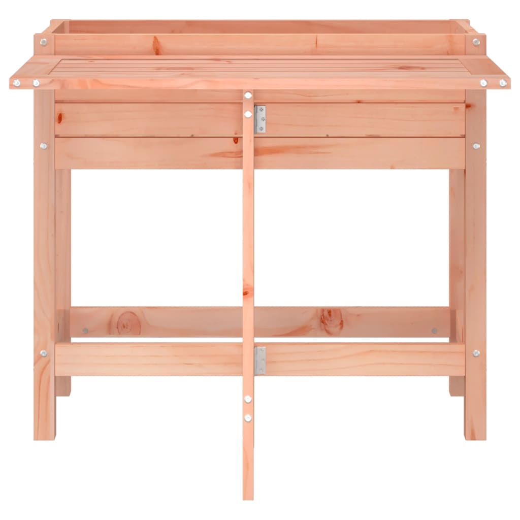 vidaXL Ζαρντινιέρα Κήπου με Πτυσσόμ. Τραπέζι Μασίφ Ξύλο Ψευδοτσούγκας