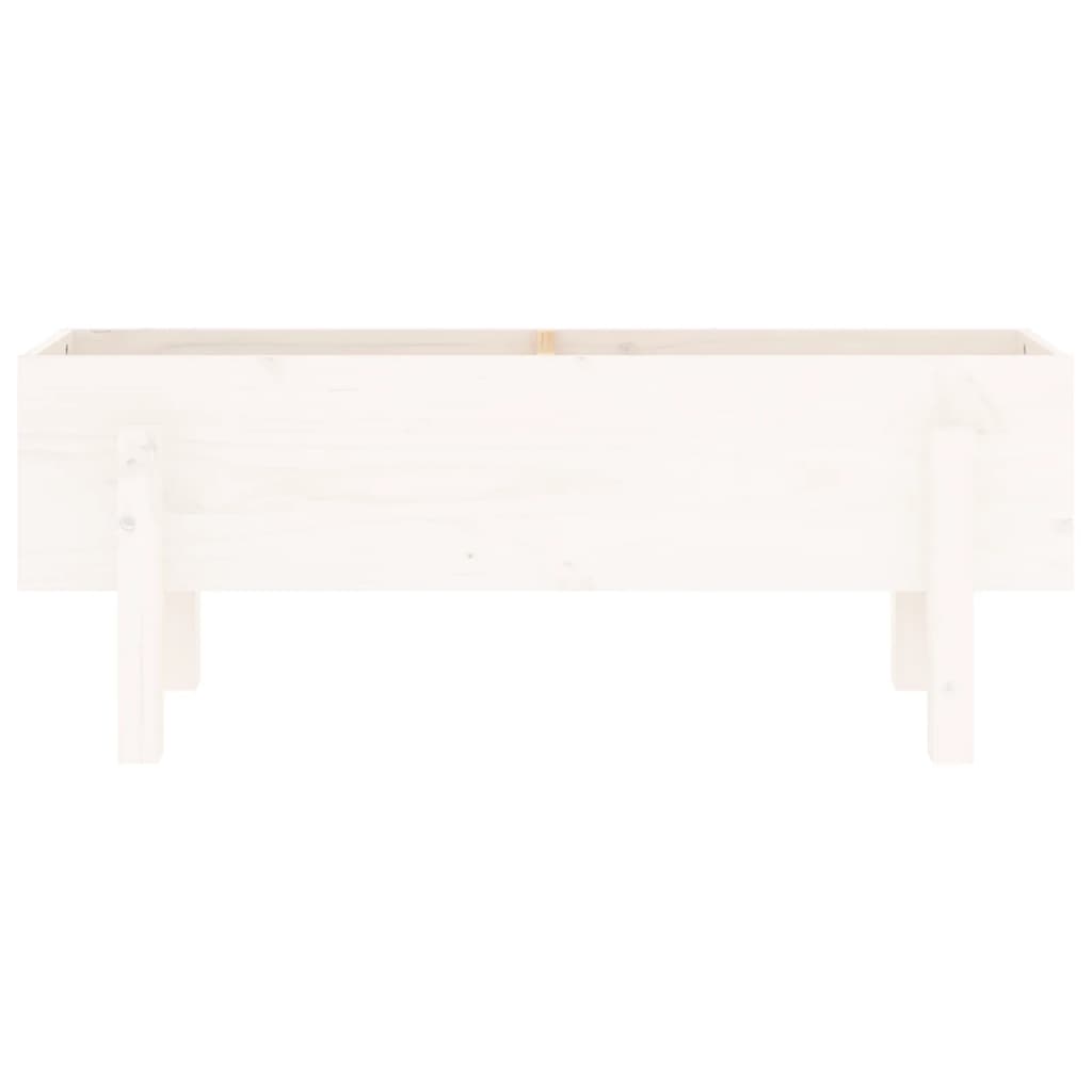 vidaXL Ζαρντινιέρα Υπερυψωμένη 101x30x38 εκ. από Μασίφ Ξύλο Πεύκου