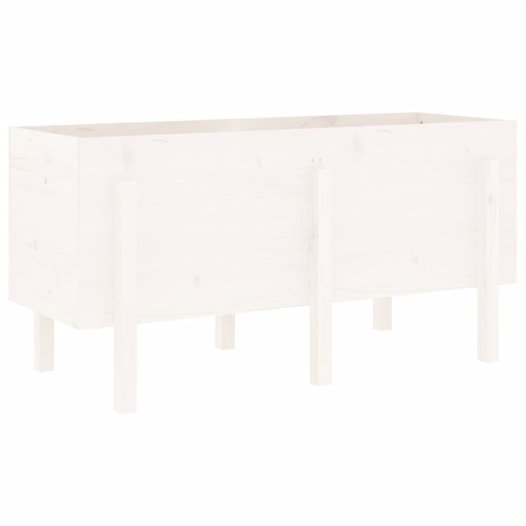 vidaXL Ζαρντινιέρα Υπερυψωμένη 121 x 50 x 57 εκ. από Μασίφ Ξύλο Πεύκου