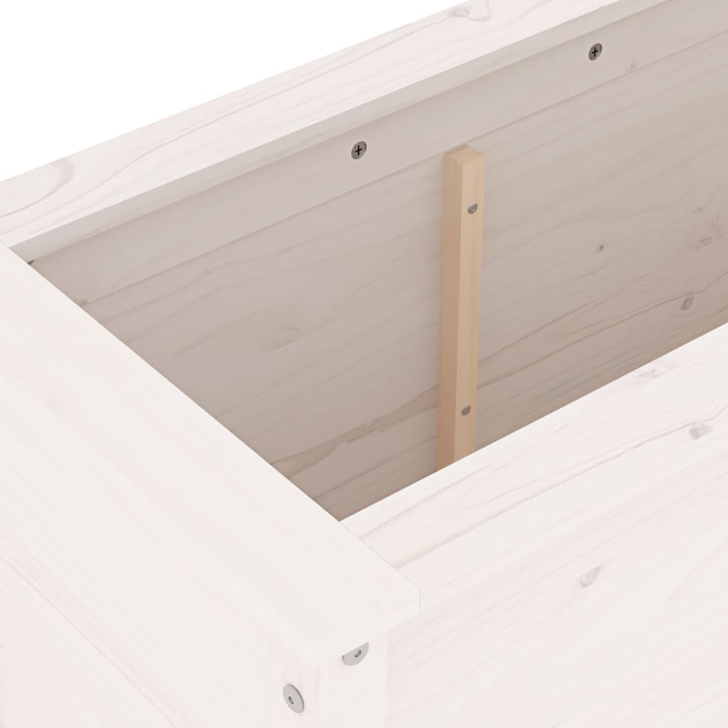 vidaXL Ζαρντινιέρα Υπερυψωμένη 119,5x40x78 εκ. από Μασίφ Ξύλο Πεύκου