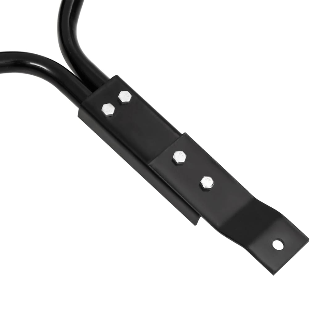 vidaXL Κύλινδρος Γκαζόν Κήπου Μαύρος 63 Λ. από Σίδερο