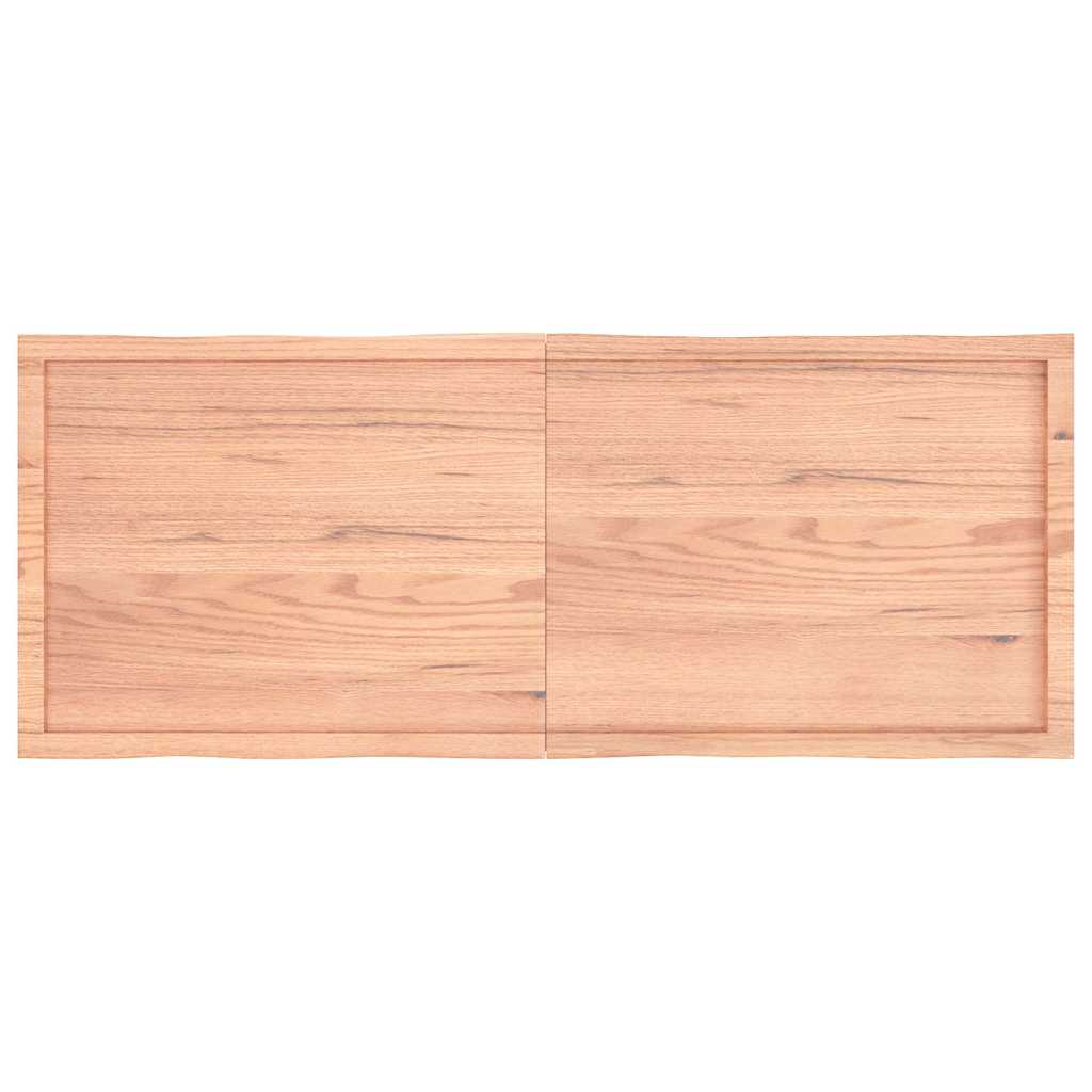 vidaXL Επιφ Τραπεζιού Αν Καφέ 160x60x(2-4)εκ.Ακατέργ. Μασίφ Ξύλο Δρυός