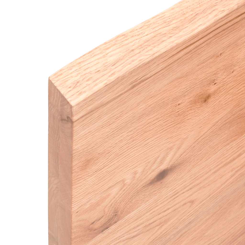 vidaXL Επιφ Τραπεζιού Αν Καφέ 160x60x(2-4)εκ.Ακατέργ. Μασίφ Ξύλο Δρυός
