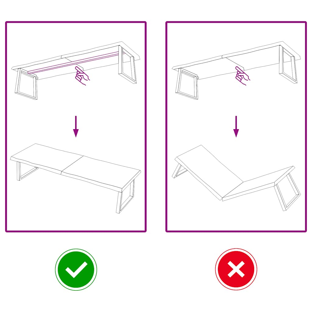 vidaXL Επιφ Τραπεζιού Αν Καφέ 180x50x(2-6)εκ.Ακατέργ. Μασίφ Ξύλο Δρυός