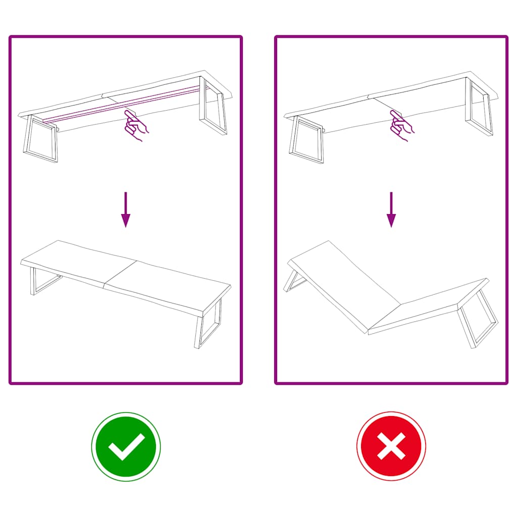 vidaXL Επιφ Τραπεζιού Αν Καφέ 200x50x(2-4)εκ.Ακατέργ. Μασίφ Ξύλο Δρυός
