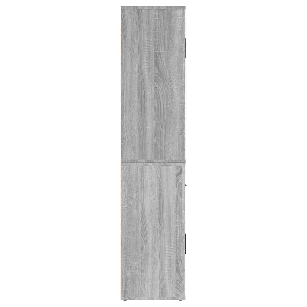 vidaXL Ντουλάπι Γκρι Sonoma από Επεξεργασμένο Ξύλο
