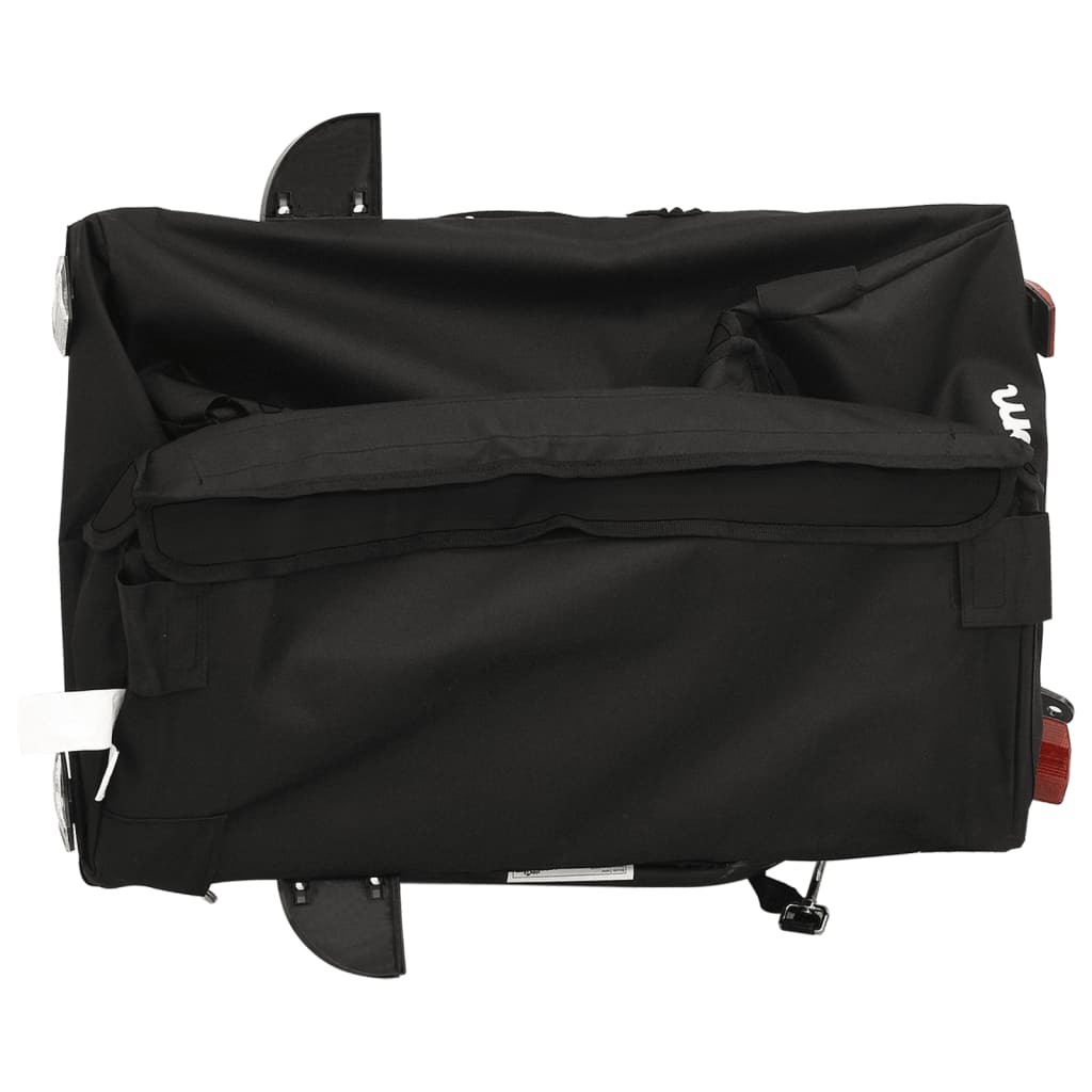 vidaXL Τρέιλερ Ποδηλάτου Μαύρο 30 Κιλά από Σίδερο