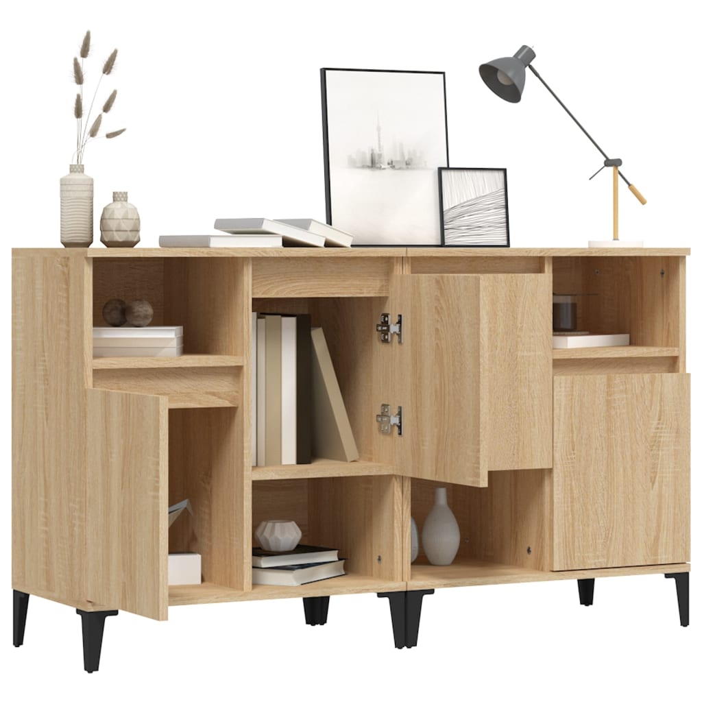 vidaXL Ντουλάπια 2 τεμ. Sonoma Δρυς 60x35x70 εκ. Επεξεργασμένο Ξύλο