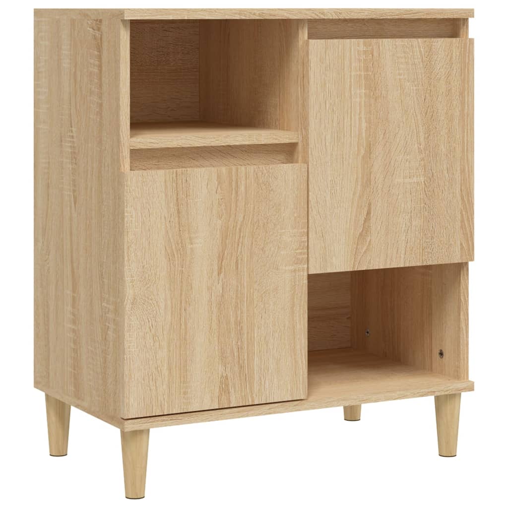 vidaXL Ντουλάπια 3 τεμ. Sonoma Δρυς 60x35x70 εκ. Επεξεργασμένο Ξύλο