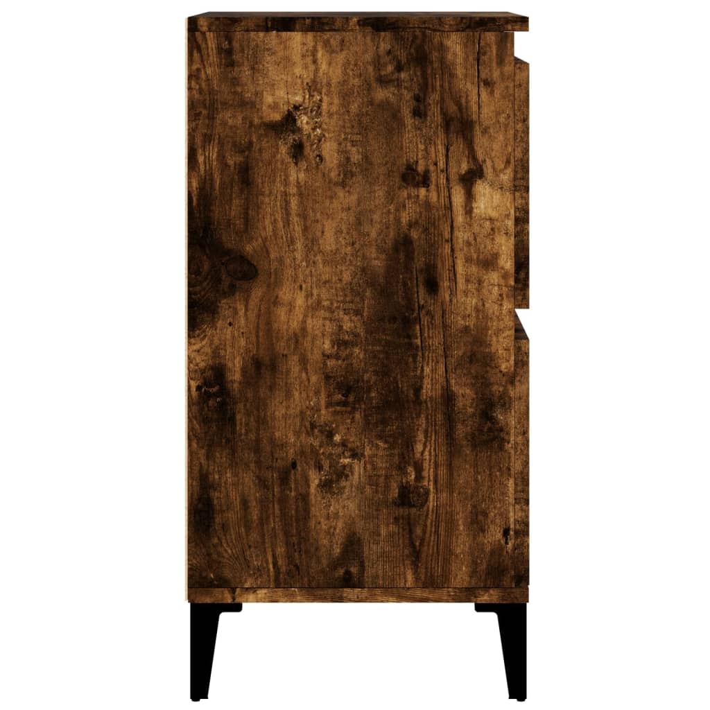 vidaXL Ντουλάπια 3 τεμ. Καπνιστή Δρυς 60x35x70 εκ. Επεξεργασμένο Ξύλο