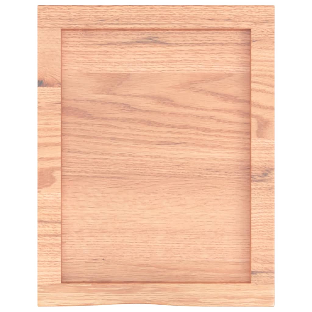 vidaXL Πάγκος Μπάνιου Αν. Καφέ 40x50x(2-4) εκ. Επεξεργ. Μασίφ Ξύλο