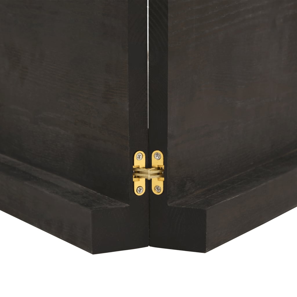 vidaXL Επιφάνεια Τραπεζιού Σκούρο Καφέ 180x60x(2-6)εκ Επεξ. Μασίφ Δρυς