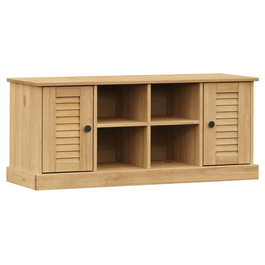 vidaXL Παπουτσοθήκη VIGO 106 x 35 x 45 εκ. από Μασίφ Ξύλο Πεύκου