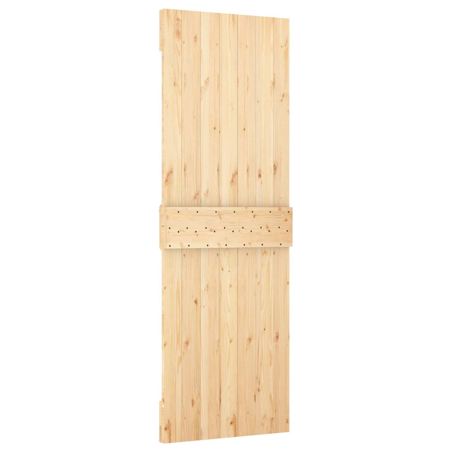 vidaXL Πόρτα NARVIK Φυσικό 70 x 210 cm Συμπαγές Ξύλο Πεύκου