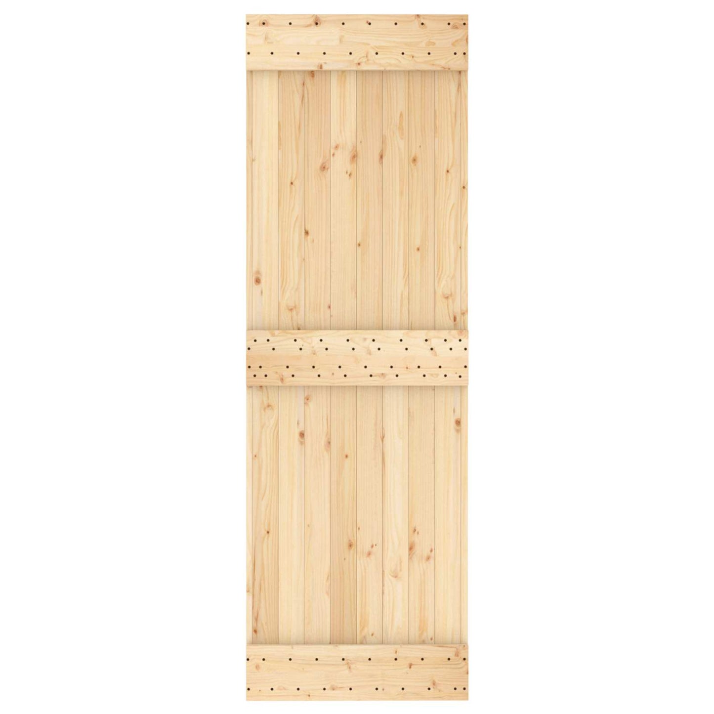 vidaXL Πόρτα NARVIK Φυσικό 70 x 210 cm Συμπαγές Ξύλο Πεύκου