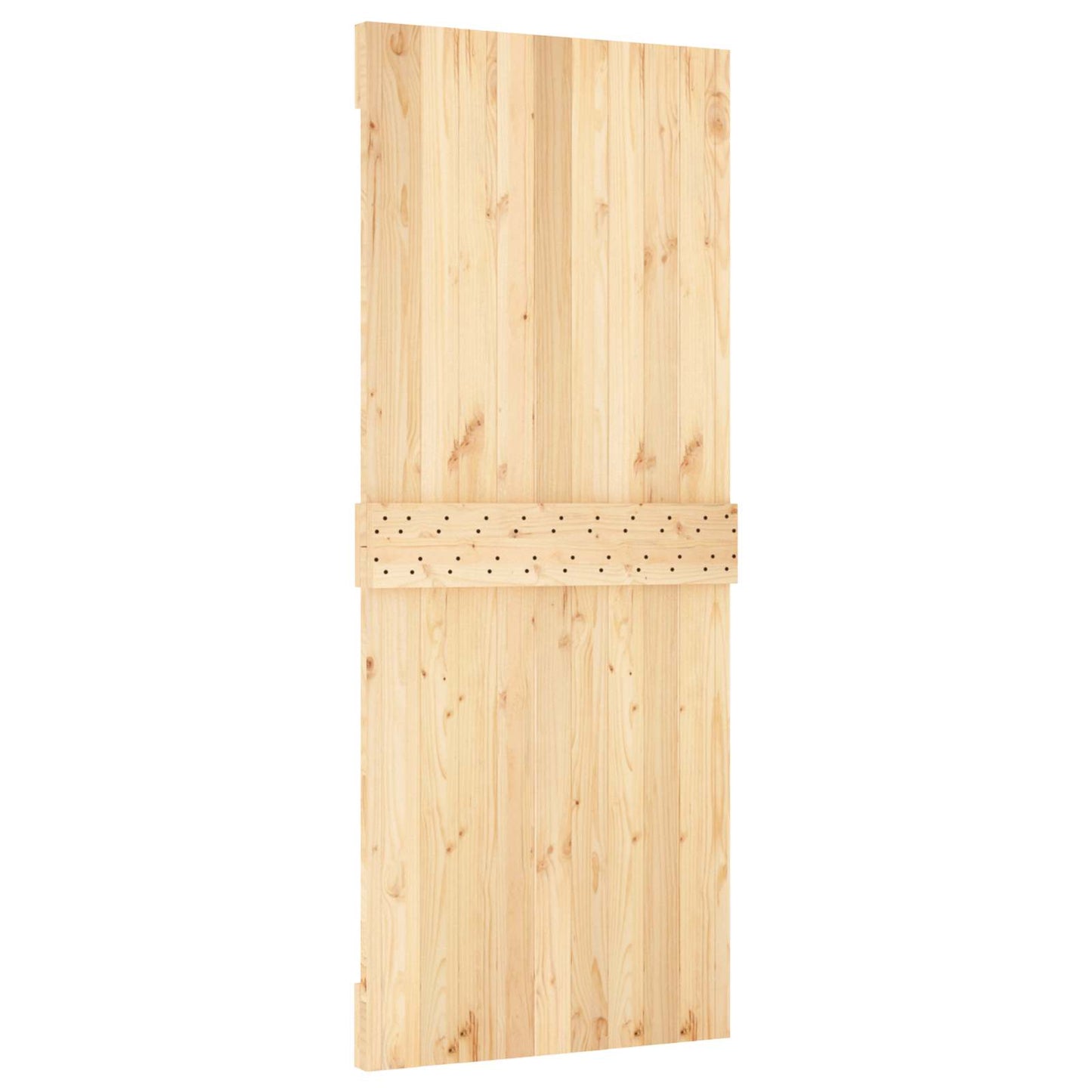 vidaXL Πόρτα NARVIK Φυσικό 85 x 210 cm Συμπαγές Ξύλο Πεύκου