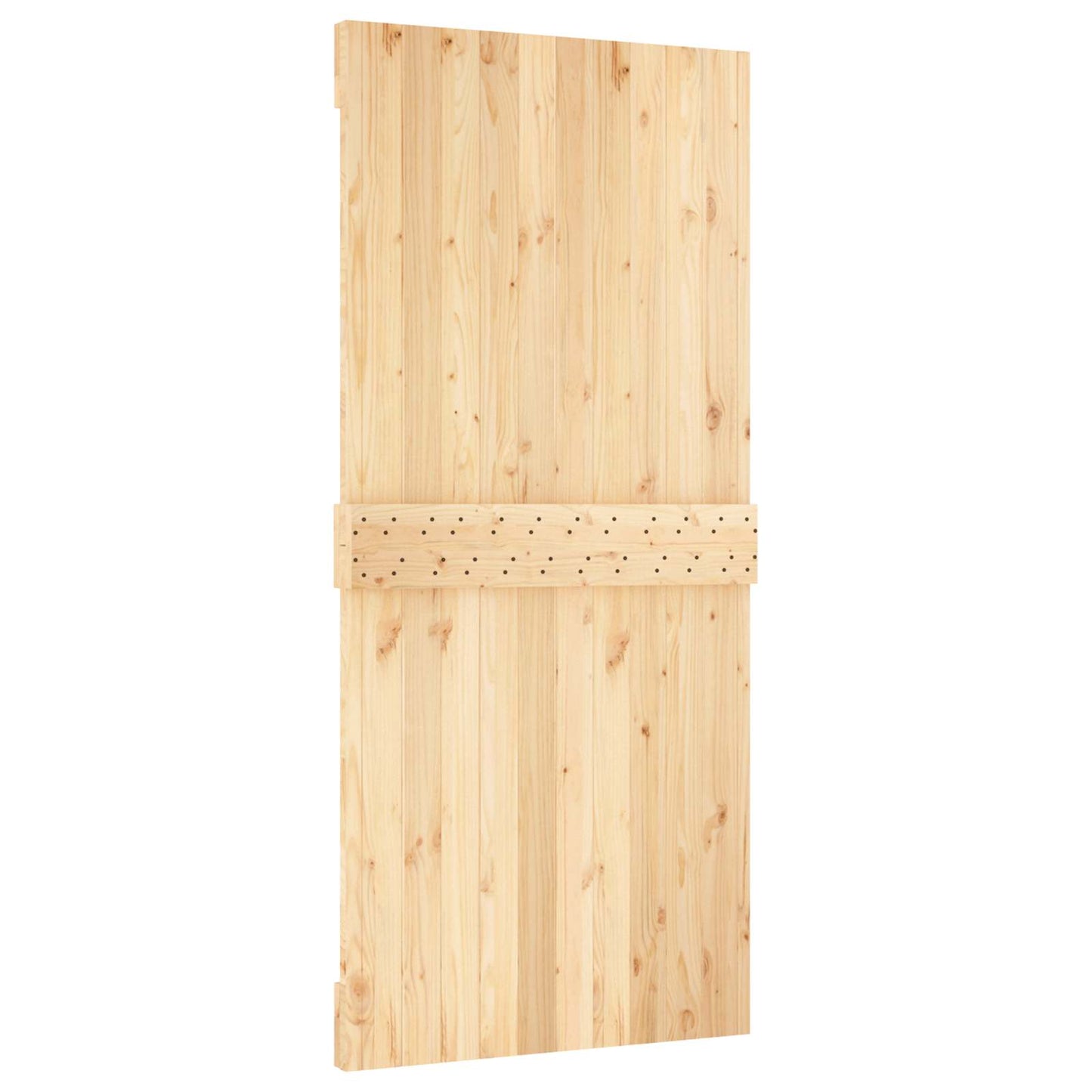 vidaXL Πόρτα NARVIK Φυσικό 95 x 210 cm Συμπαγές Ξύλο Πεύκου