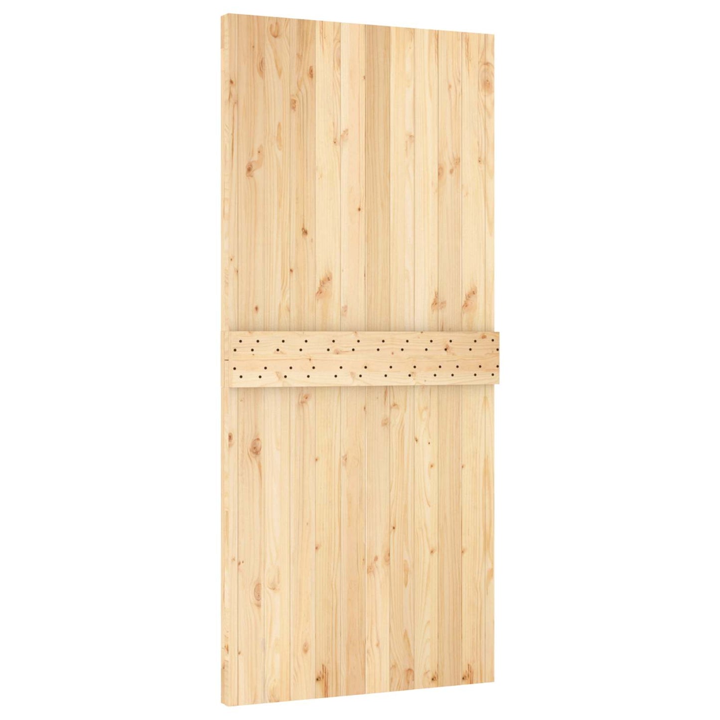 vidaXL Πόρτα NARVIK Φυσικό 95 x 210 cm Συμπαγές Ξύλο Πεύκου