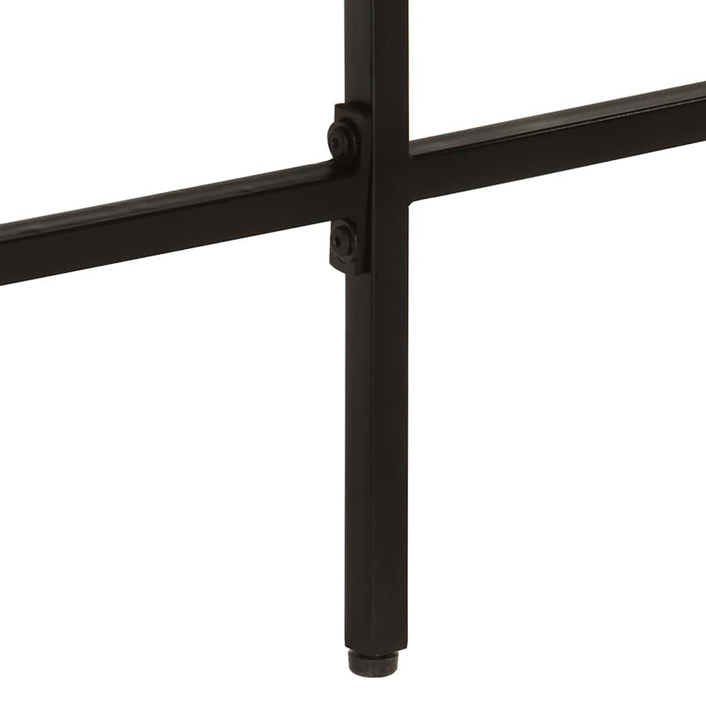 vidaXL Γραφείο 165x110x77 cm Μασίφ Ξύλο Μάνγκο και Σίδερο