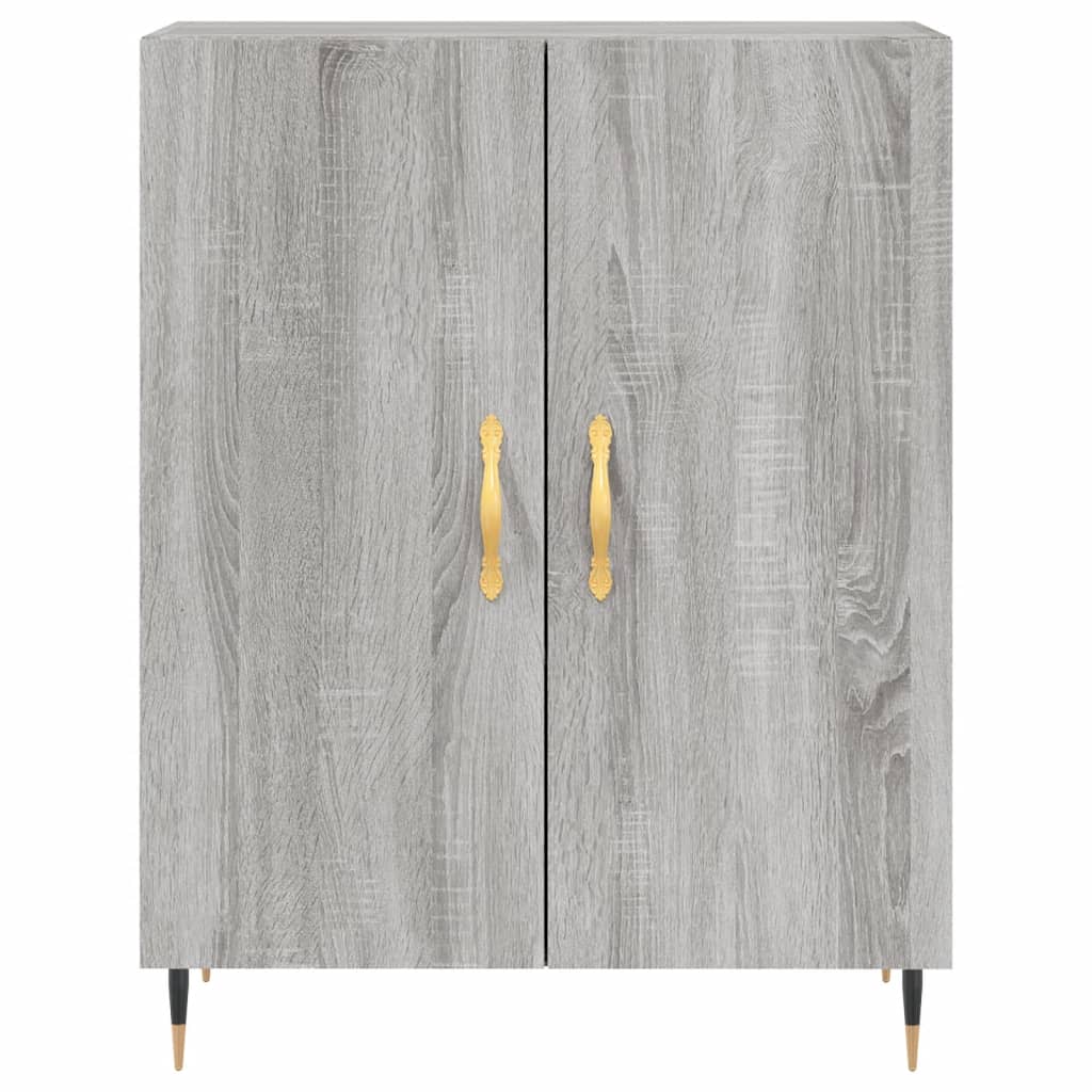 vidaXL Ντουλάπι Γκρι Sonoma 69,5 x 34 x 90 εκ. από Επεξεργασμένο Ξύλο