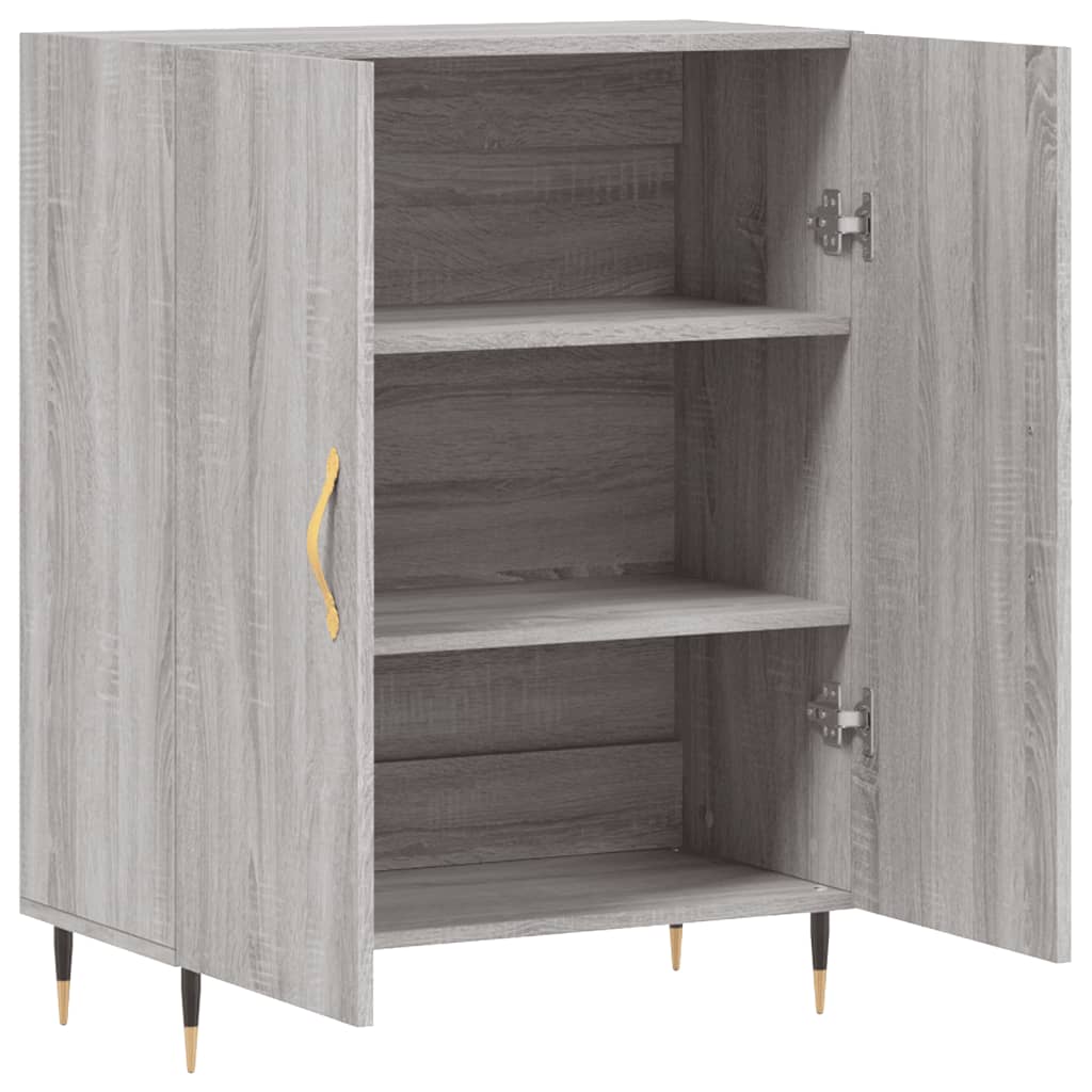 vidaXL Ντουλάπι Γκρι Sonoma 69,5 x 34 x 90 εκ. από Επεξεργασμένο Ξύλο