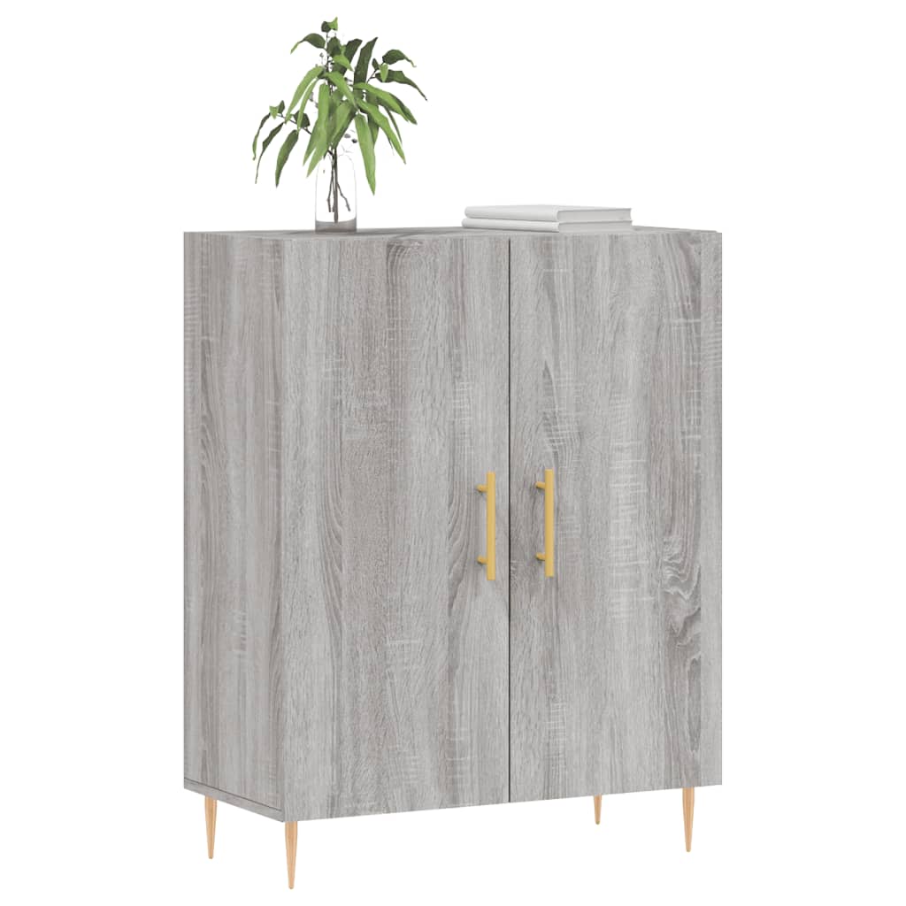 vidaXL Ντουλάπι Γκρι Sonoma 69,5 x 34 x 90 εκ. από Επεξεργασμένο Ξύλο