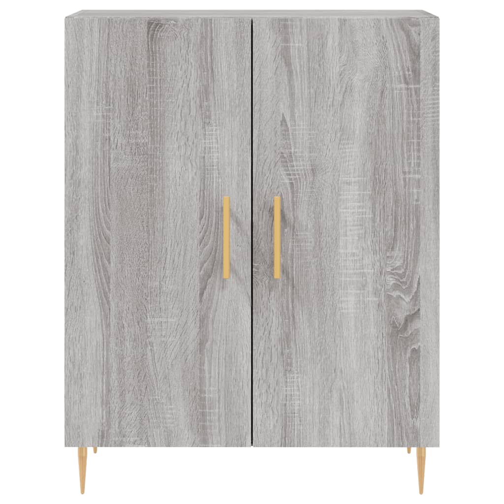 vidaXL Ντουλάπι Γκρι Sonoma 69,5 x 34 x 90 εκ. από Επεξεργασμένο Ξύλο