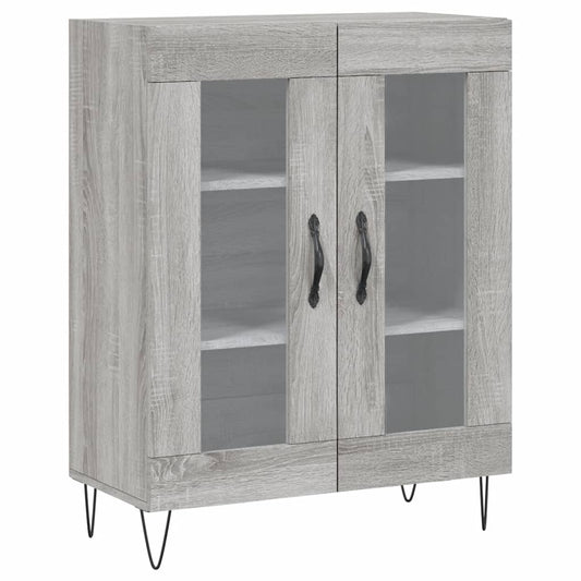 vidaXL Ντουλάπι Γκρι Sonoma 69,5 x 34 x 90 εκ. από Επεξεργασμένο Ξύλο