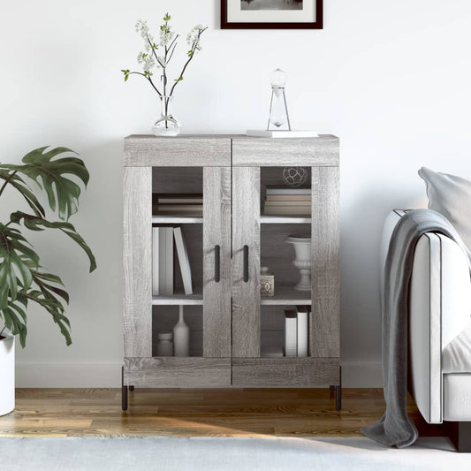 vidaXL Ντουλάπι Γκρι Sonoma 69,5 x 34 x 90 εκ. από Επεξεργασμένο Ξύλο