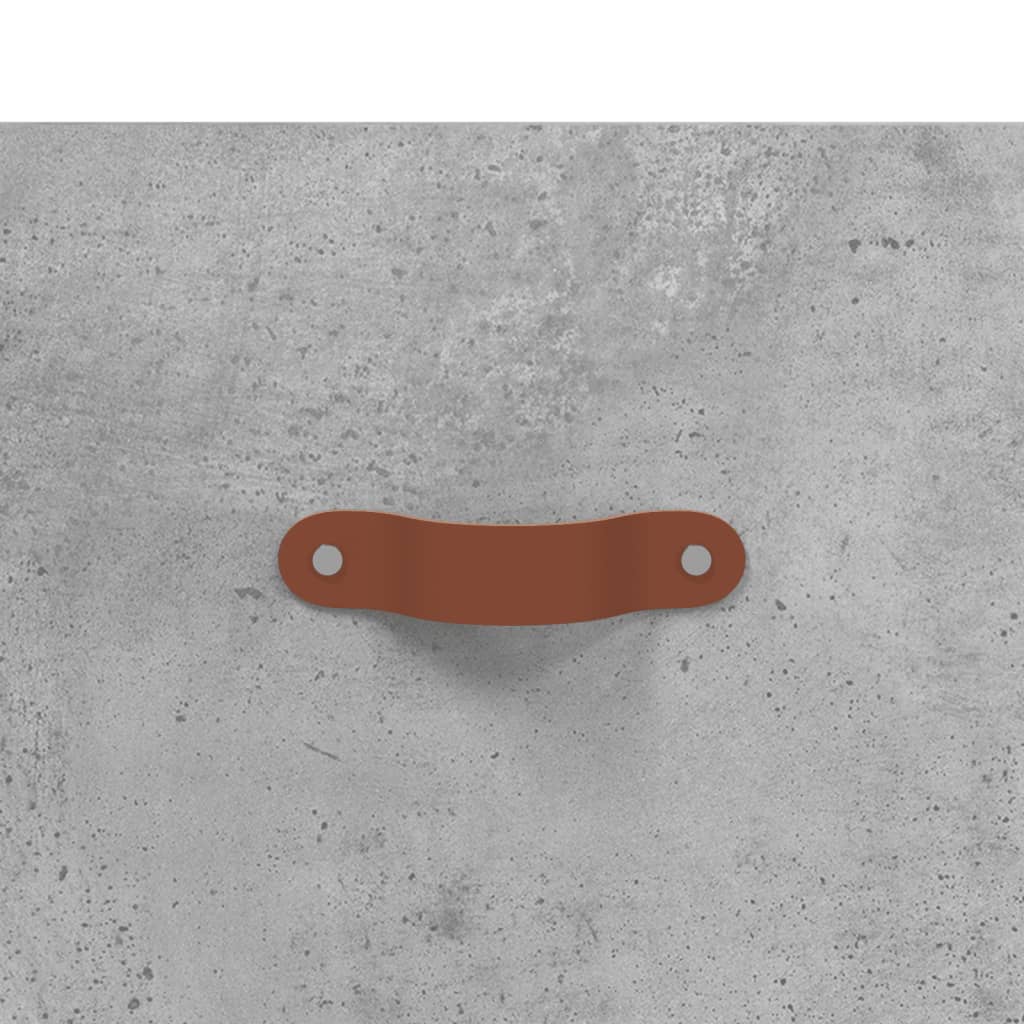 vidaXL Συρταριέρα Γκρι Σκυροδέματος 69,5 x 34 x 90 εκ. Επεξεργ. Ξύλο