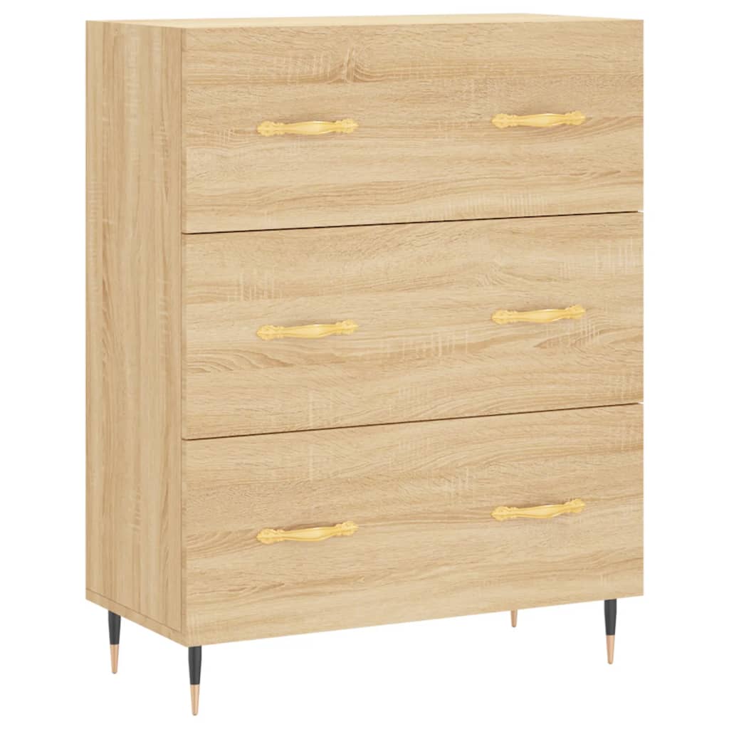 vidaXL Ντουλάπι Sonoma Δρυς 69,5 x 34 x 90 εκ. από Επεξεργασμένο Ξύλο