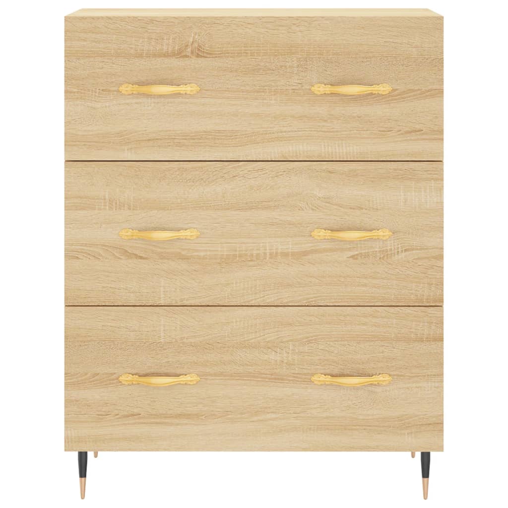 vidaXL Ντουλάπι Sonoma Δρυς 69,5 x 34 x 90 εκ. από Επεξεργασμένο Ξύλο