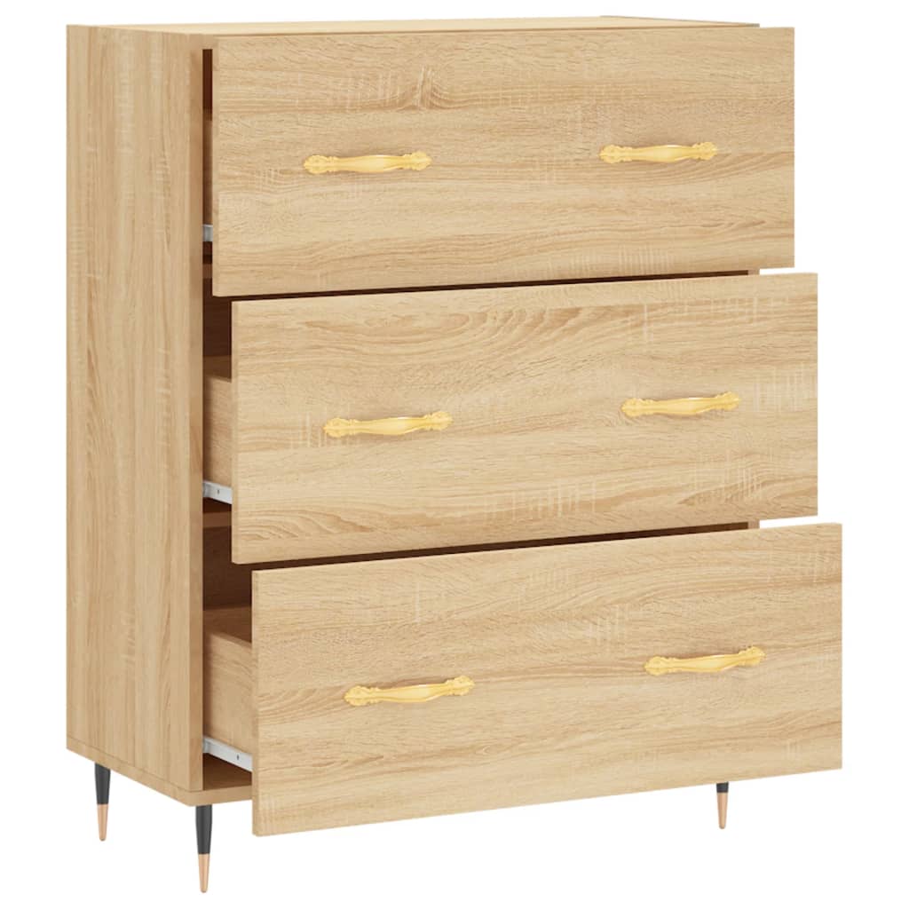 vidaXL Ντουλάπι Sonoma Δρυς 69,5 x 34 x 90 εκ. από Επεξεργασμένο Ξύλο