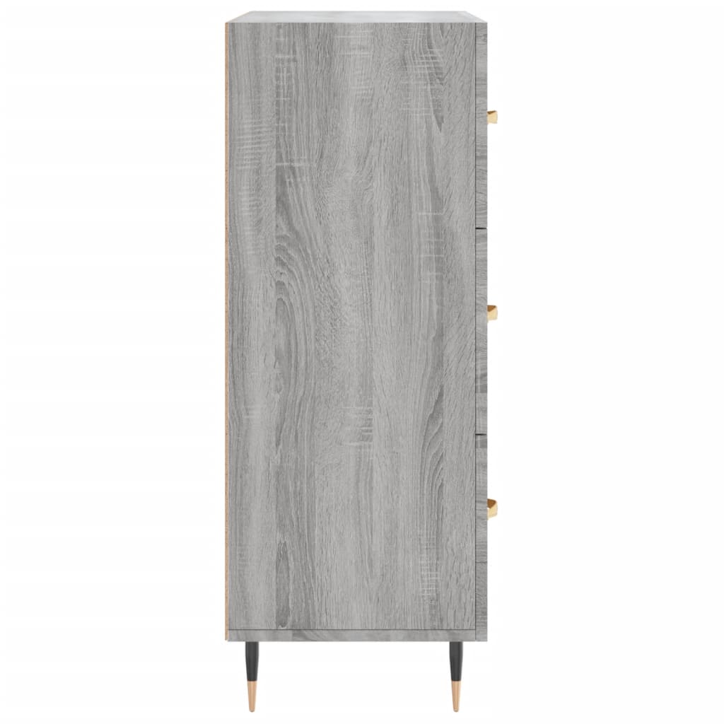 vidaXL Ντουλάπι Γκρι Sonoma 69,5 x 34 x 90 εκ. από Επεξεργασμένο Ξύλο