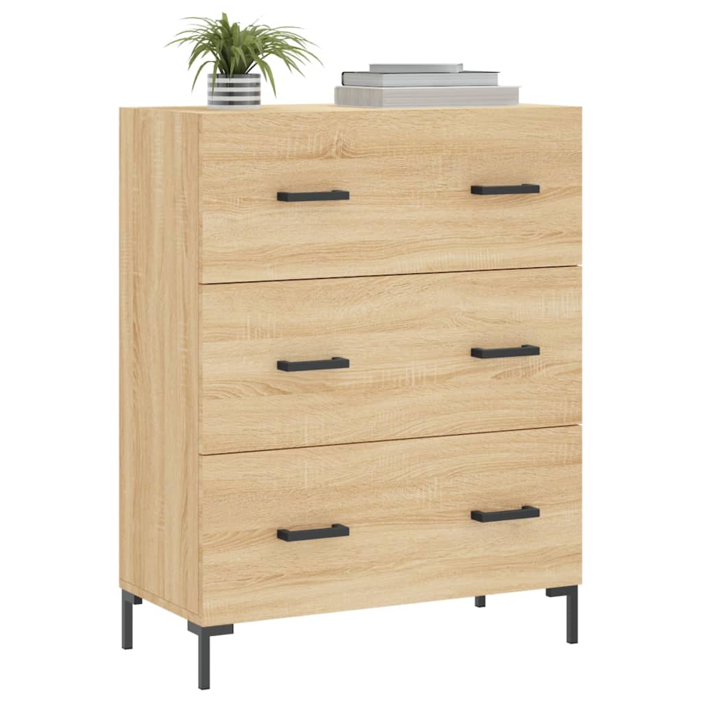 vidaXL Ντουλάπι Sonoma Δρυς 69,5 x 34 x 90 εκ. από Επεξεργασμένο Ξύλο