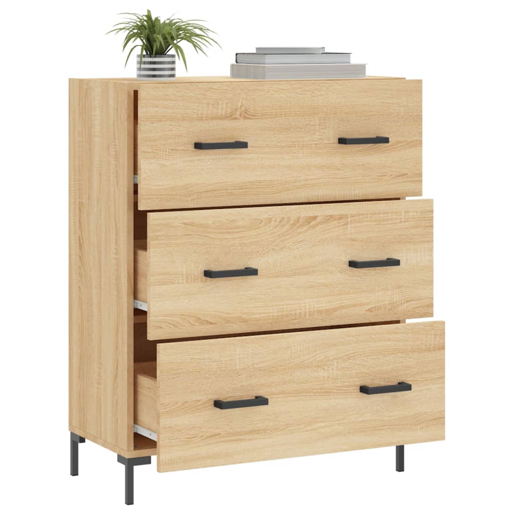 vidaXL Ντουλάπι Sonoma Δρυς 69,5 x 34 x 90 εκ. από Επεξεργασμένο Ξύλο