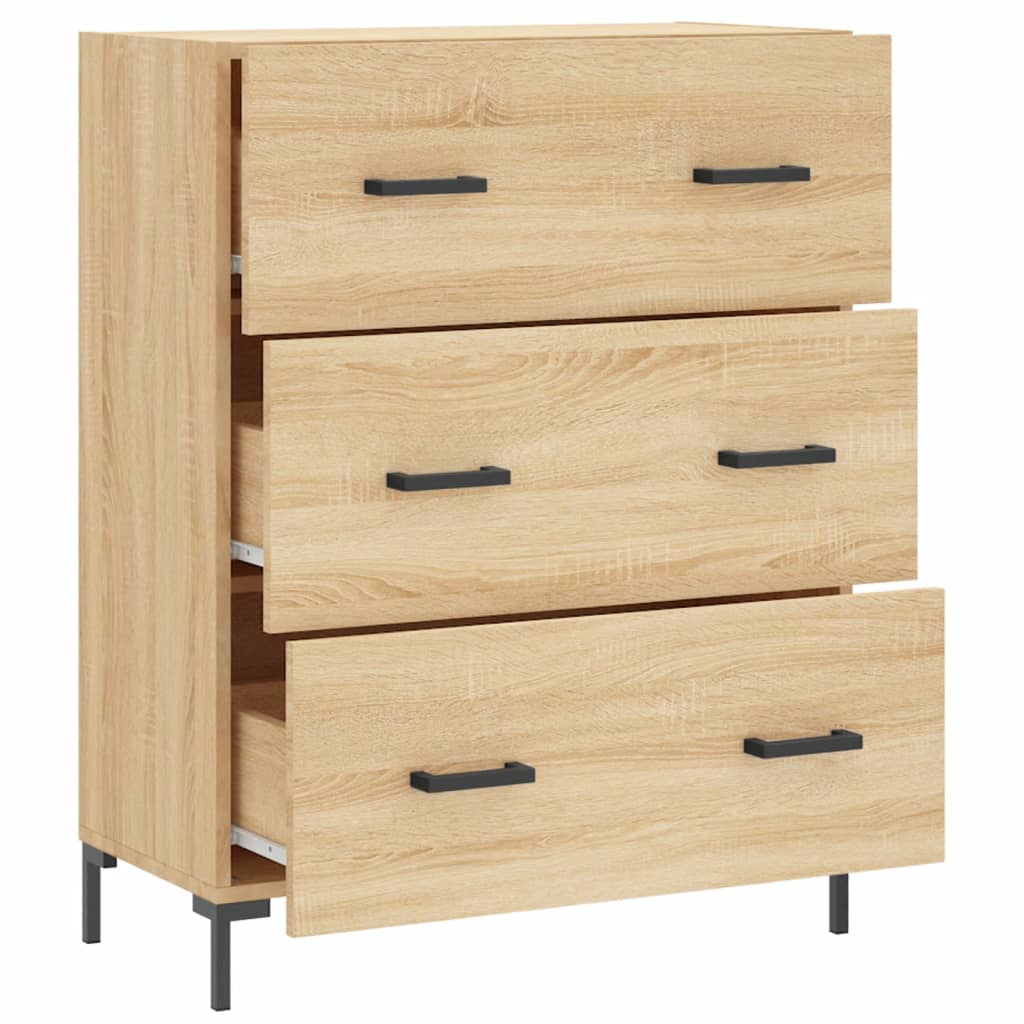 vidaXL Ντουλάπι Sonoma Δρυς 69,5 x 34 x 90 εκ. από Επεξεργασμένο Ξύλο