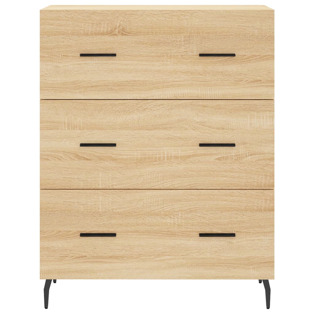 vidaXL Ντουλάπι Sonoma Δρυς 69,5 x 34 x 90 εκ. από Επεξεργασμένο Ξύλο