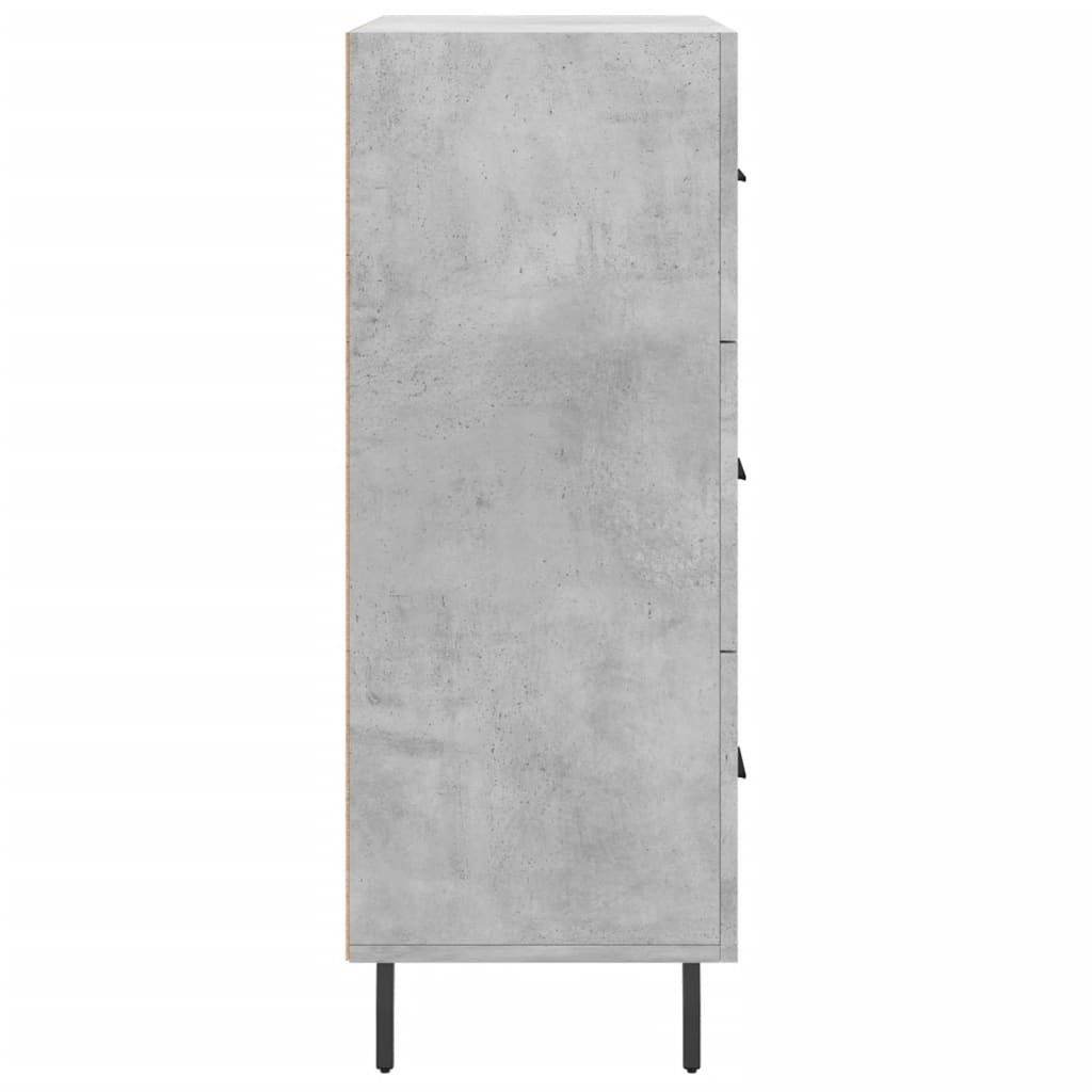 vidaXL Ντουλάπι Γκρι Σκυροδέματος 69,5x34x90 εκ. Επεξεργασμένο Ξύλο