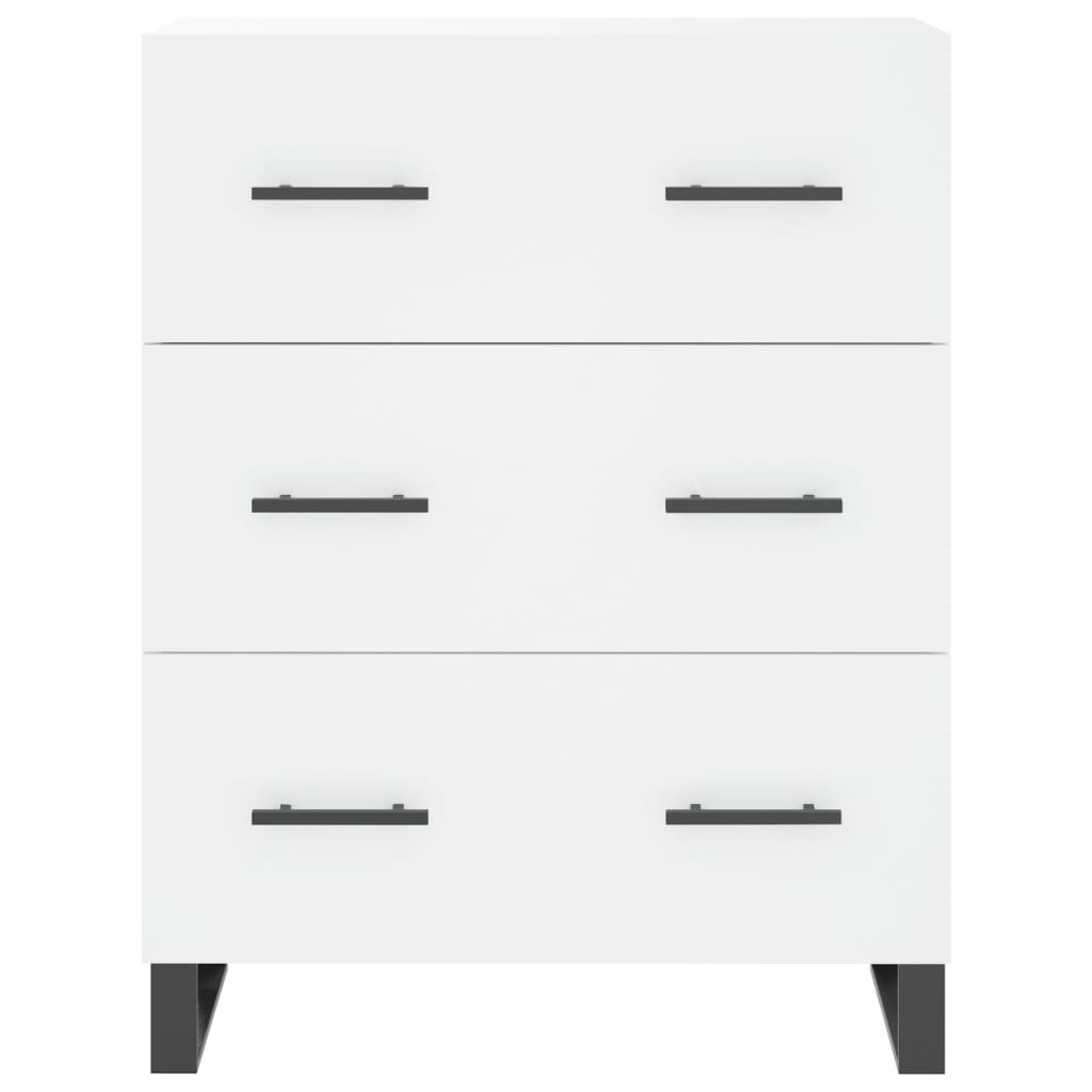 vidaXL Ντουλάπι Λευκό 69,5 x 34 x 90 εκ. από Επεξεργασμένο Ξύλο
