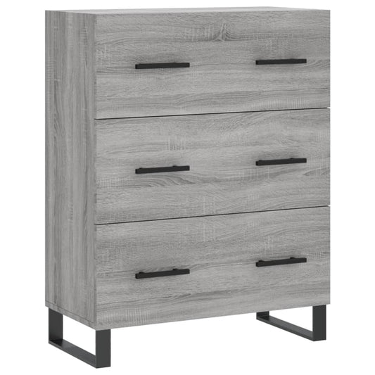 vidaXL Ντουλάπι Γκρι Sonoma 69,5 x 34 x 90 εκ. από Επεξεργασμένο Ξύλο