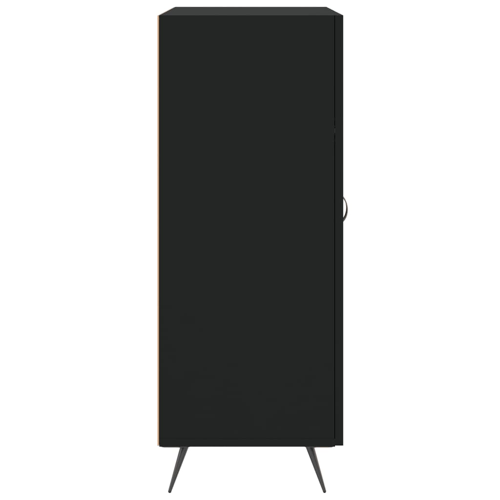vidaXL Συρταριέρα Μαύρη 69,5 x 34 x 90 εκ. από Επεξεργασμένο Ξύλο