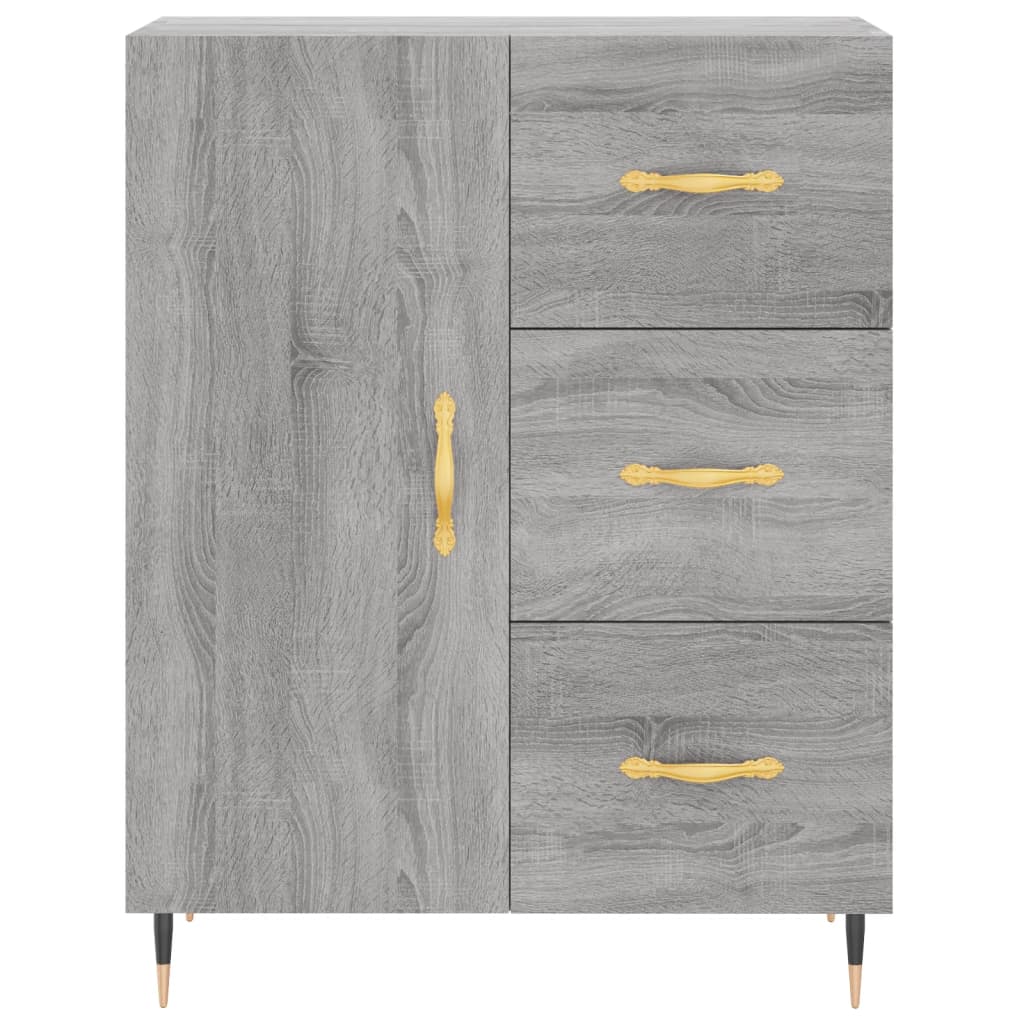 vidaXL Ντουλάπι Γκρι Sonoma 69,5 x 34 x 90 εκ. από Επεξεργασμένο Ξύλο