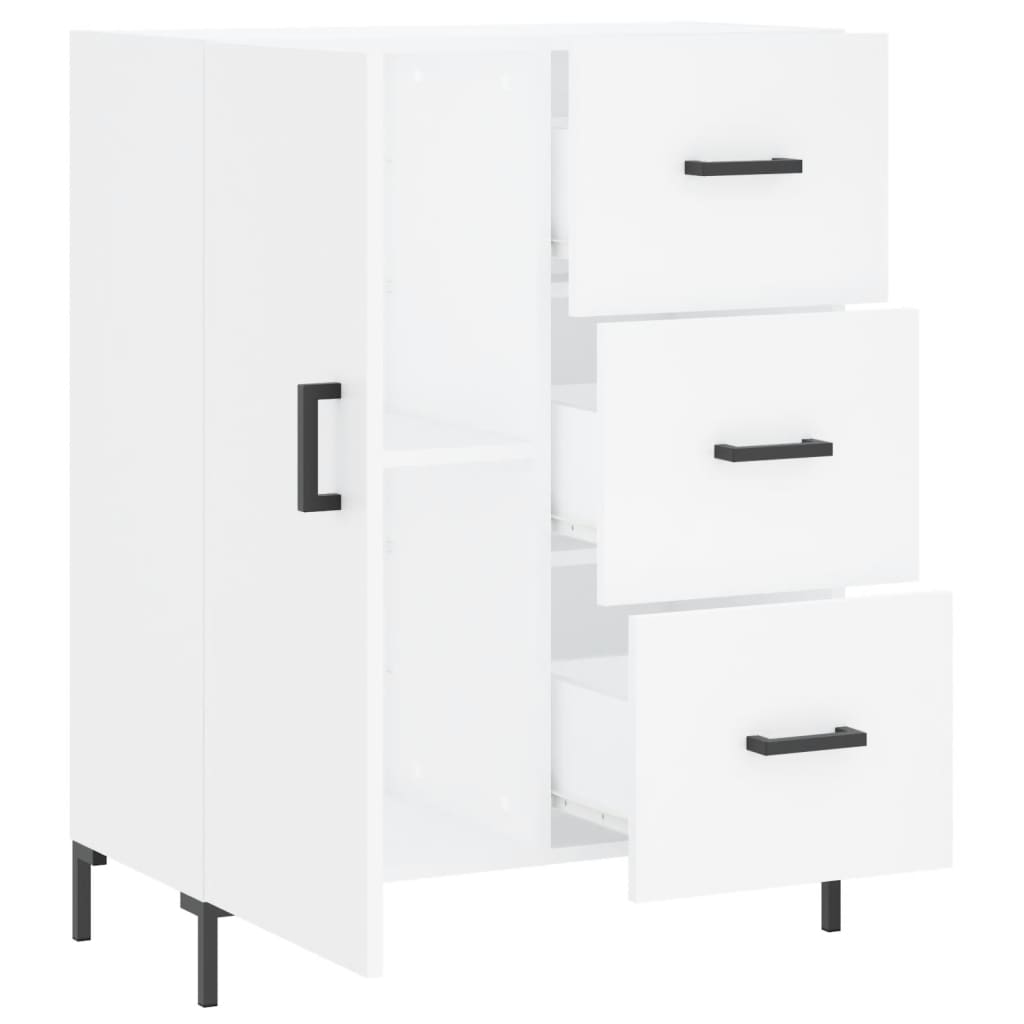 vidaXL Ντουλάπι Λευκό 69,5 x 34 x 90 εκ. από Επεξεργασμένο Ξύλο