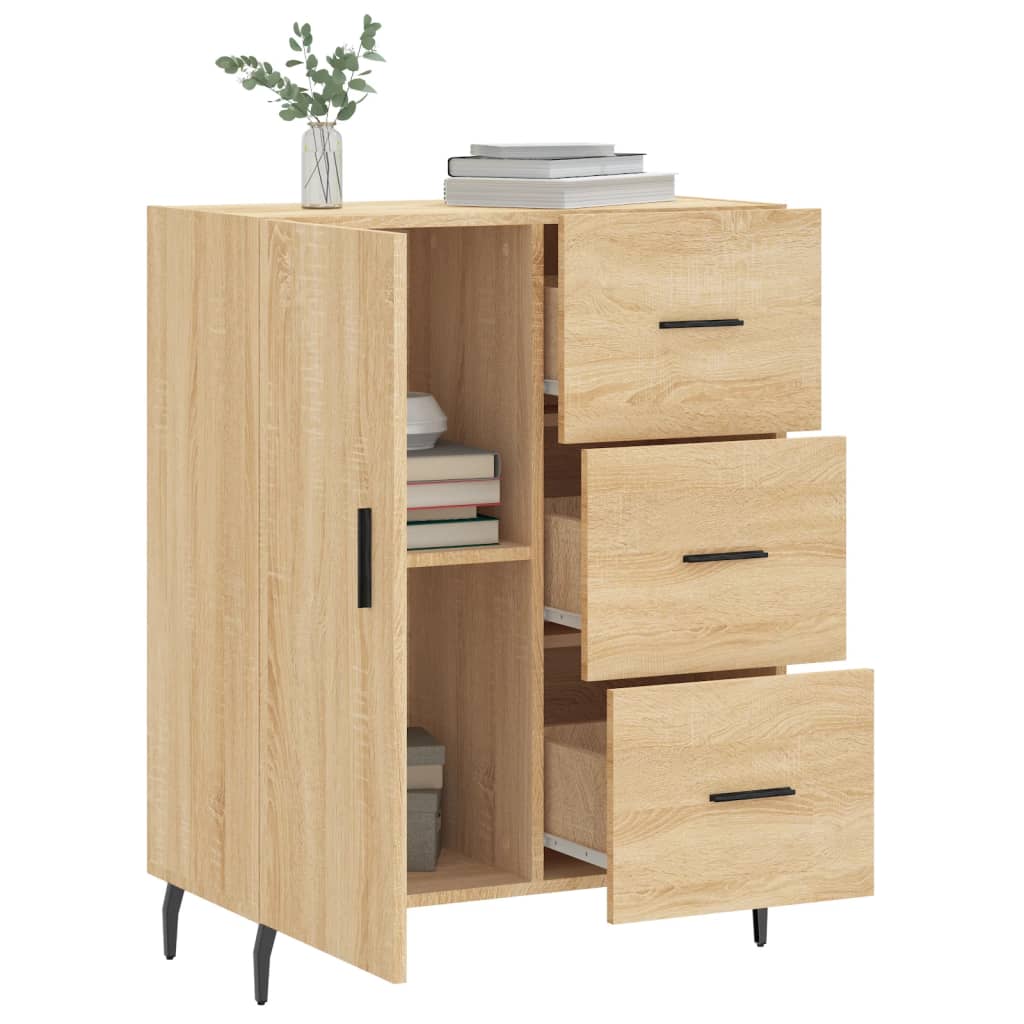 vidaXL Ντουλάπι Sonoma Δρυς 69,5 x 34 x 90 εκ. από Επεξεργασμένο Ξύλο